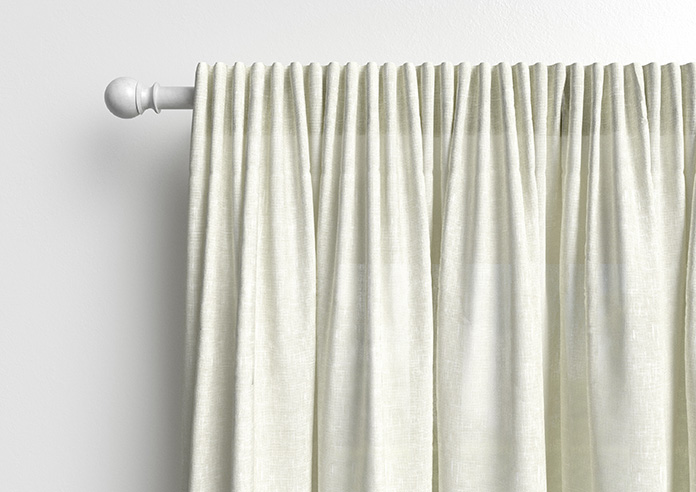Petra Voile, Simple White - Made to Measure Curtains - Image 10